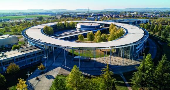 Vue aérienne de l'Université de Technologie de Troyes - Copyright Conseil Départemental de l'Aube